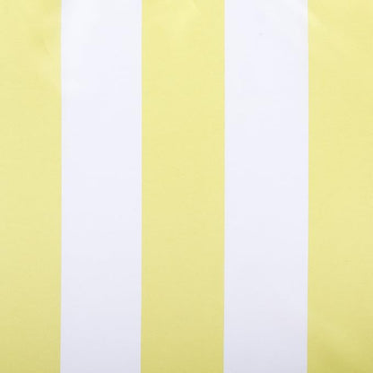 Sun Zero Valencia 2-Pack Cabana Stripe Indoor/Outdoor UV Protectant Energy Efficient Grommet Curtain Panel Pair, Yellow, 54" x 108