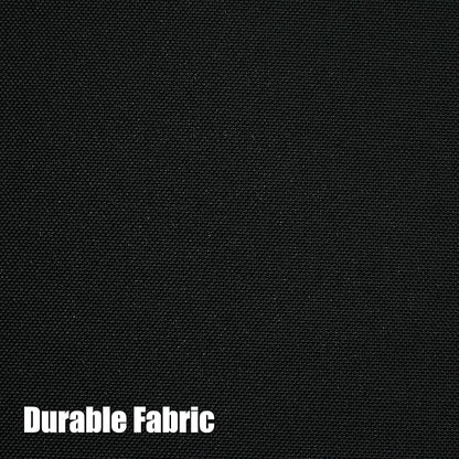 BONZER Waterproof Outdoor Curtains for Patio Porch Pergola Cabana Light Filtering Privacy Grommet Indoor Curtain Panels for Bedroom Living Room, 1 Panel, 54W x 108L inch, Black