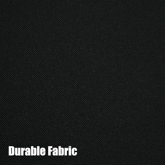 BONZER Outdoor Curtains for Patio Water Resistant Heavy Privacy Light Filtering Grommet Outside Curtains for Porch, Pergola, Gazebo, 1 Panel, 84W x 95L inch, Black