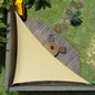 Amgo Custom Size 7' x 10' x 12.2' Beige Right Triangle Sun Shade Sail UPF50+ AGTAPRT12, Order to Make Canopy Awning, 95% UV Blockage, Water & Air Permeable, Commercial Standard (We Customize)
