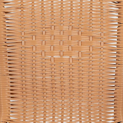 Flash Furniture Lila 4 Pack Beige Rattan Indoor-Outdoor Restaurant Stack Chair | Versatile and Stylish Seating