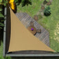 Amgo Custom Size 9' x 16' x 18.4' Sand Beige Right Triangle Sun Shade Sail Order to Make Canopy Awning UPF50+ AGSLT, 95% UV Blockage, Water & Air Permeable, 200GSM Commercial Standard (We Customize)