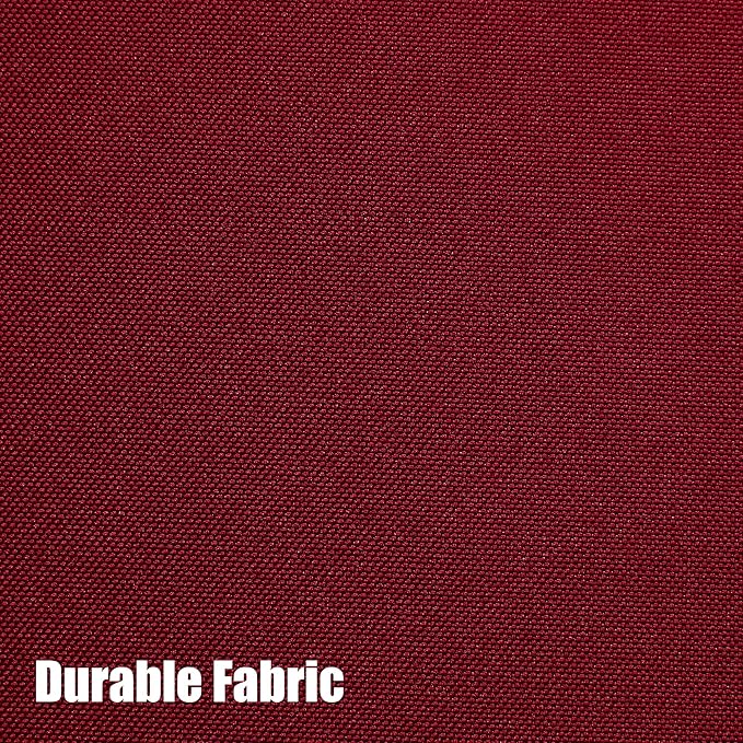 BONZER Extra Wide Waterproof Outdoor Curtains for Patio Heavy Privacy Light Filtering Grommet Outside Curtains for Porch, Pergola, Gazebo, 1 Panel, 150W x 84L inch, Red