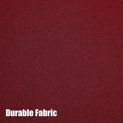 BONZER Waterproof Outdoor Curtains for Patio Porch Pergola Cabana Light Filtering Privacy Grommet Indoor Curtain Panels for Bedroom Living Room, 1 Panel, 84W x 84L inch, Red